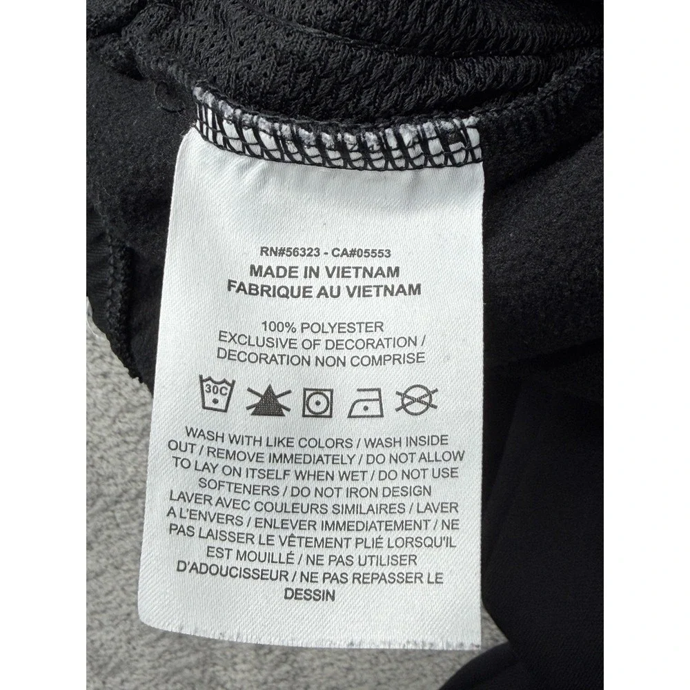 Nike Therma-FIT Pants Boys Large Black‎ Big Swoosh Fleece Sweatpants CJ6882-010